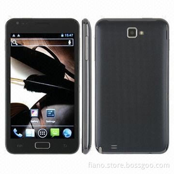 Wi-Fi 5.0-inch Android 4.0 3G Phone with MTK6577 Dual-core CPU, Analog TV, GPS and Capacitive Screen